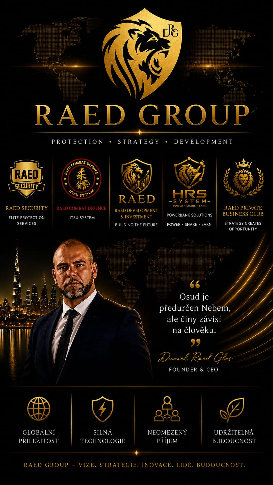 RAED Group — Protection, Strategy, Development